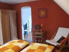 Schlafzimmer Durchgang zur Küche